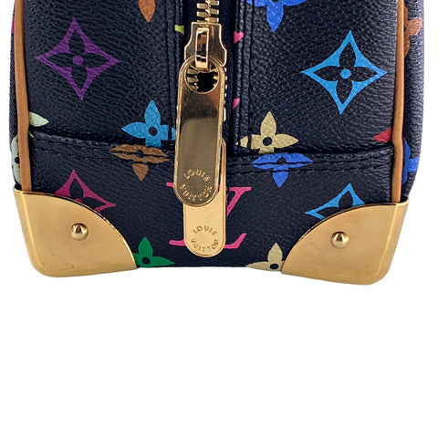 【中古】 LOUIS VUITTON ルイ・ヴィトン トゥルーヴィル ハンドバッグ  M92662 モノグラム マルチカラー ノワール スタッズ ヴィンテージ 23031607 AO