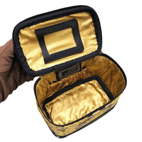 【中古】 VERSACE ヴェルサーチ  化粧ポーチ バニティバッグ GIANNI VERSACE 23031659 AK