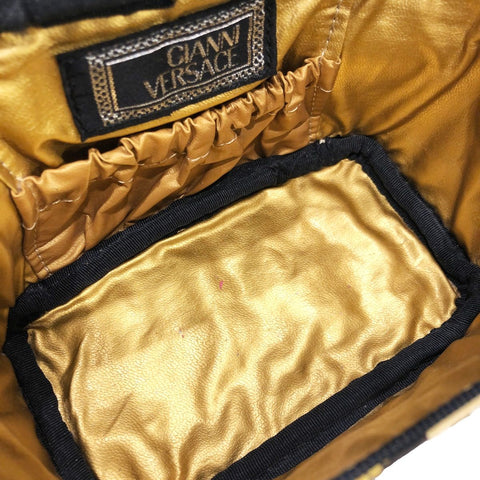 【中古】 VERSACE ヴェルサーチ  化粧ポーチ バニティバッグ GIANNI VERSACE 23031659 AK