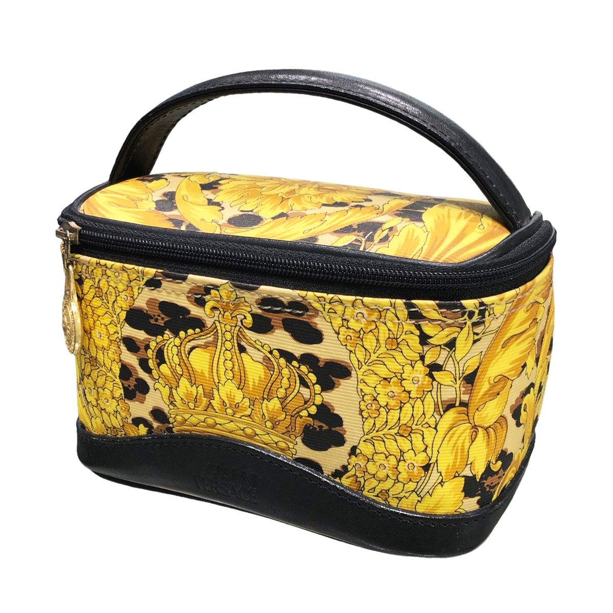 【中古】 VERSACE ヴェルサーチ  化粧ポーチ バニティバッグ GIANNI VERSACE 23031659 AK