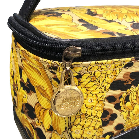 【中古】 VERSACE ヴェルサーチ  化粧ポーチ バニティバッグ GIANNI VERSACE 23031659 AK