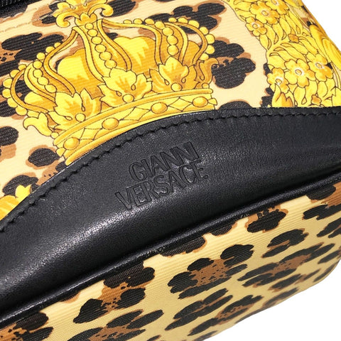 【中古】 VERSACE ヴェルサーチ  化粧ポーチ バニティバッグ GIANNI VERSACE 23031659 AK