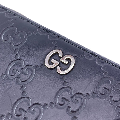 【中古】 GUCCI グッチ  メンズ財布   GGシマ ラウンドジップ ウォレット 23031842 NT