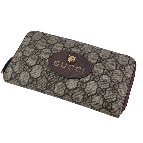 【中古】 GUCCI グッチ  メンズ財布   ネオヴインテージ GGスプリーム ジツプアラウンドウオレツト 23031991 NT