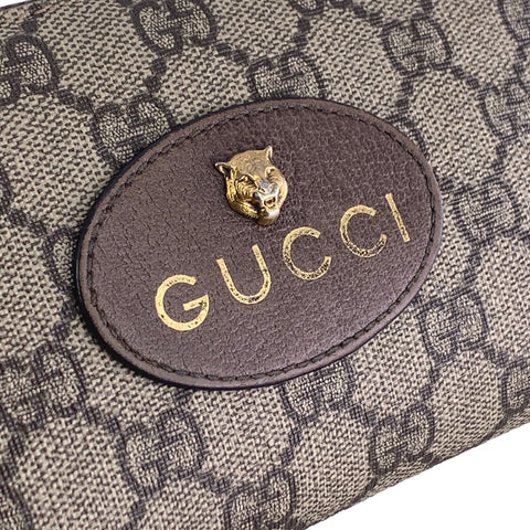 【中古】 GUCCI グッチ  メンズ財布   ネオヴインテージ GGスプリーム ジツプアラウンドウオレツト 23031991 NT