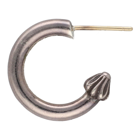 【中古】 CHROME HEARTS クロムハーツ プレーン フープ ピアス SV925 シルバー イヤリング 23032241 RS