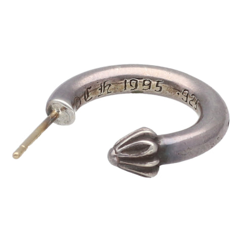 【中古】 CHROME HEARTS クロムハーツ プレーン フープ ピアス SV925 シルバー イヤリング 23032241 RS
