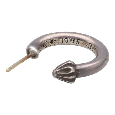 【中古】 CHROME HEARTS クロムハーツ プレーン フープ ピアス SV925 シルバー イヤリング 23032242 RS
