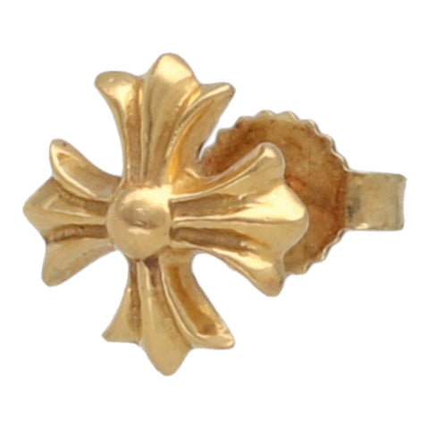 【中古】 CHROME HEARTS クロムハーツ プラス スタッド ピアス 22K ゴールド クロス イヤリング 23032398 RS