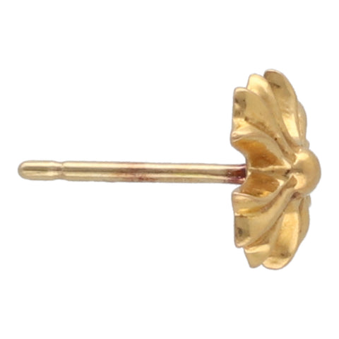 【中古】 CHROME HEARTS クロムハーツ プラス スタッド ピアス 22K ゴールド クロス イヤリング 23032398 RS