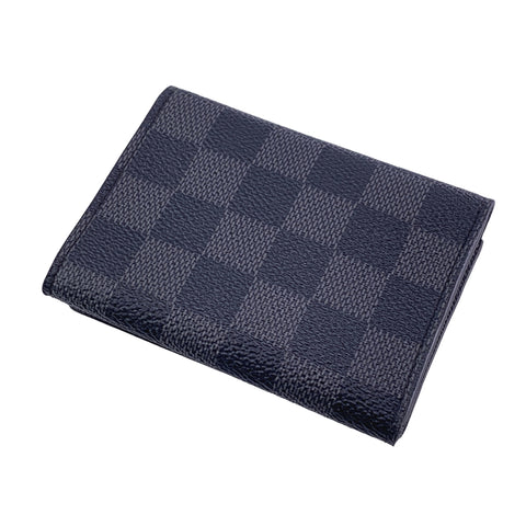 【中古】 LOUIS VUITTON ルイ・ヴィトン  名刺入れ カードケース   アンヴェロップ・カルトドゥヴィジット ダミエ・グラフィットキャンバス 23032682 NT