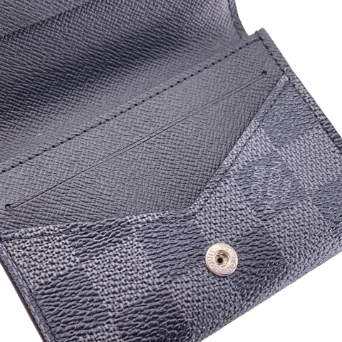 【中古】 LOUIS VUITTON ルイ・ヴィトン  名刺入れ カードケース   アンヴェロップ・カルトドゥヴィジット ダミエ・グラフィットキャンバス 23032682 NT