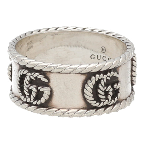 【中古】 GUCCI グッチ  指輪・リング ダブルG 627729 SV　指輪　 23033706 LI