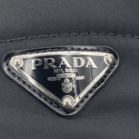 【中古】 PRADA プラダ ブラッシュドレザー ナイロン レースアップ ブーティ 1T708M_3LFU_F0002_F_055 レディース 黒 23033712 AS