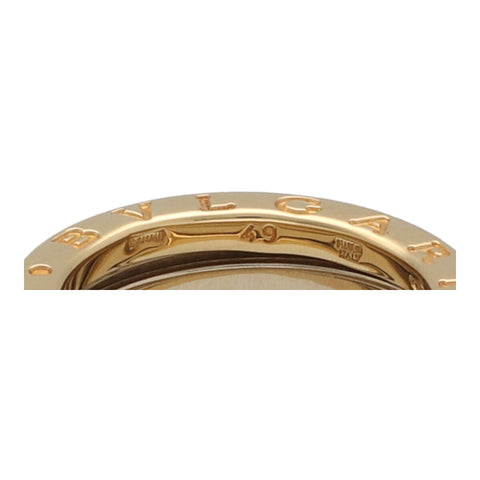 【中古】BVLGARI ブルガリ 指輪 ビー・ゼロワン 323541 WG×YG 4バンドリング #49 8号相当 23033982 MK