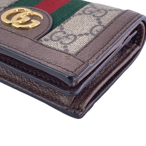 【中古】 GUCCI グッチ  折財布   ｵﾌｨﾃﾞｨｱ GG ｼｪﾘｰ  23034209 NT