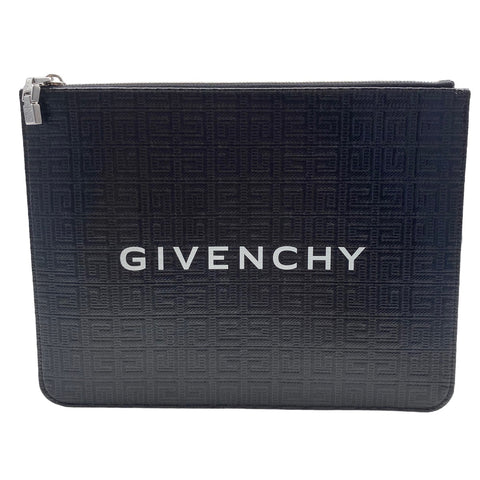 【中古】 Givenchy ジバンシィ セカンドバッグ メンズラージポーチ クラッチバッグ 黒  23034317 AS