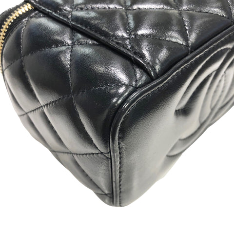 【中古】 CHANEL シャネル  ショルダーバッグ・メッセンジャーバッグ   マトラッセ バニティ 2Wayチェーンショルダーバッグ ラムスキン 23034578 AK