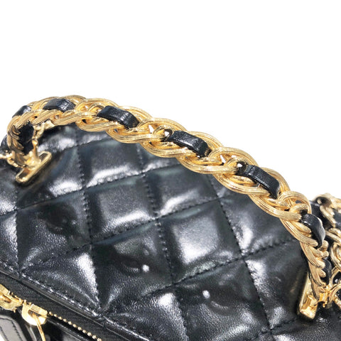 【中古】 CHANEL シャネル  ショルダーバッグ・メッセンジャーバッグ   マトラッセ バニティ 2Wayチェーンショルダーバッグ ラムスキン 23034578 AK