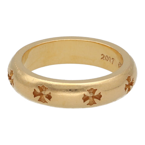 【中古】 CHROME HEARTS クロムハーツ ネガティブCHプラス リング 19号 22K ゴールド 指輪 23034579 RS