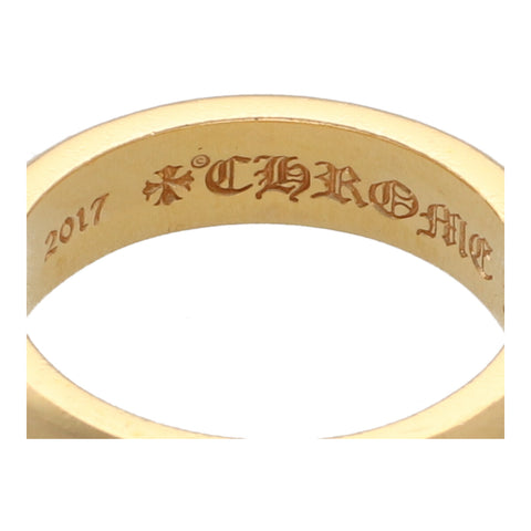 【中古】 CHROME HEARTS クロムハーツ ネガティブCHプラス リング 19号 22K ゴールド 指輪 23034579 RS