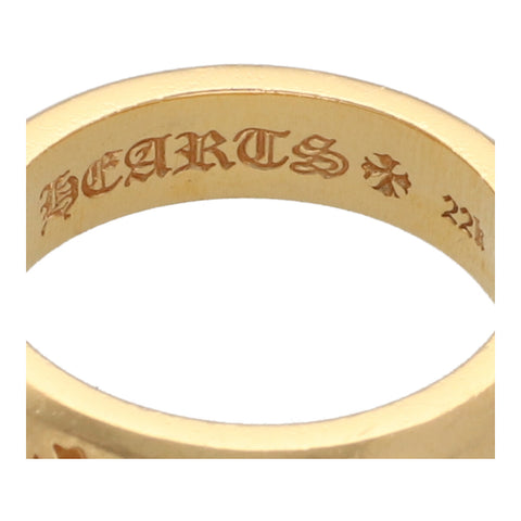 【中古】 CHROME HEARTS クロムハーツ ネガティブCHプラス リング 19号 22K ゴールド 指輪 23034579 RS
