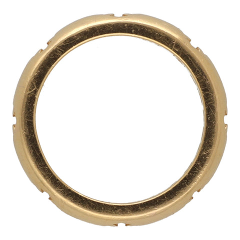 【中古】 CHROME HEARTS クロムハーツ ネガティブCHプラス リング 19号 22K ゴールド 指輪 23034579 RS