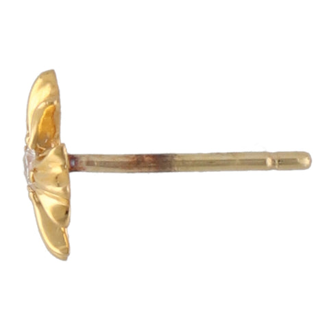 【中古】 CHROME HEARTS クロムハーツ プラス スタッド ピアス 22K ダイヤモンド ゴールド クロス イヤリング 1PD 23034582 RS