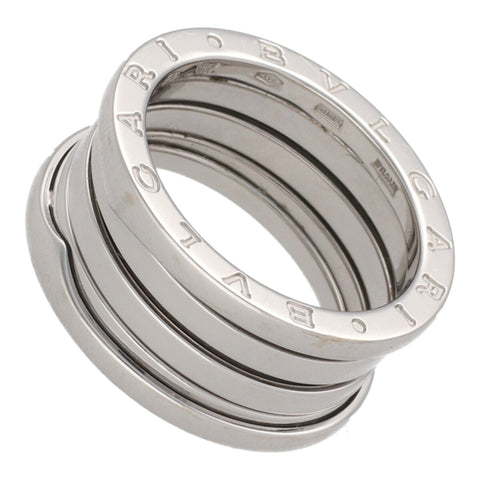 【中古】BVLGARI ブルガリ 指輪 ビー・ゼロワン 323556 4バンドリング ホワイトゴールド サイズ58 23034584 MK