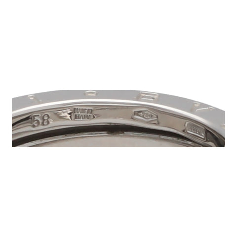 【中古】BVLGARI ブルガリ 指輪 ビー・ゼロワン 323556 4バンドリング ホワイトゴールド サイズ58 23034584 MK