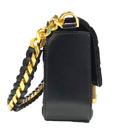 【中古】 Givenchy ジバンシィ  ブラック スモール 4G ショルダーバッグ キャンバス ロゴ GP金具 221278F048020 レディース 23034979 HO