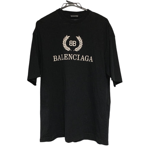 【中古】 BALENCIAGA バレンシアガ 20SS BB ロゴ Tシャツ カットソー  556148 TDV51 トップス 衣類 メンズ レディース 23034984 AO