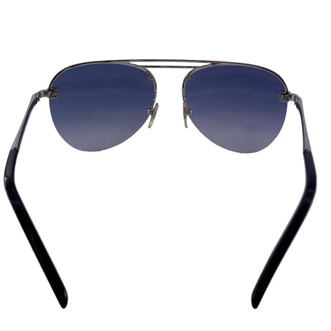 【中古】LOUIS VUITTON ルイ・ヴィトン サングラス Z1271E クロックワイズ ダミエ柄 ブラック系グラデーション メタルバー  23035006 MK