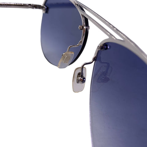【中古】LOUIS VUITTON ルイ・ヴィトン サングラス Z1271E クロックワイズ ダミエ柄 ブラック系グラデーション メタルバー  23035006 MK