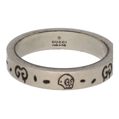 【中古】 GUCCI グッチ 〔グッチゴースト〕 シルバー リング 477932 J8400 0701 16号 SV925 シルバー 指輪 23035166DS