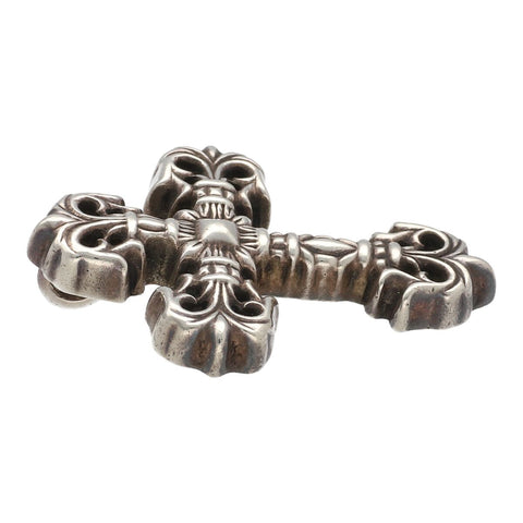 【中古】 CHROME HEARTS クロムハーツ フィリグリークロス XS ネックレス ペンダント シルバー アクセサリー ジュエリーメンズ レディース 23035235 AO