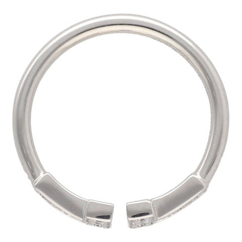 【中古】Tiffany ＆ Co. ティファニー 指輪 60147232 Tワイヤーリング K18ホワイトゴールド ダイヤモンド 23035373 MK