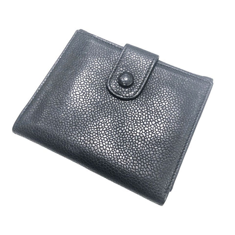 【中古】 CHANEL シャネル  レディース財布   キャビアスキン Wフラップ 財布 23035490 NT