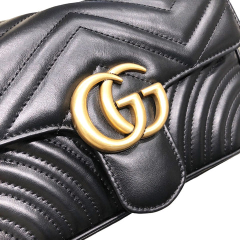 【中古】 GUCCI グッチ  ショルダーバッグ GGマーモント 446744 23035492 AK