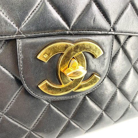 【中古】 CHANEL シャネル  ショルダーバッグ マトラッセ  デカマトラッセ30 チェーンショルダー ラムスキン 23035493 AK