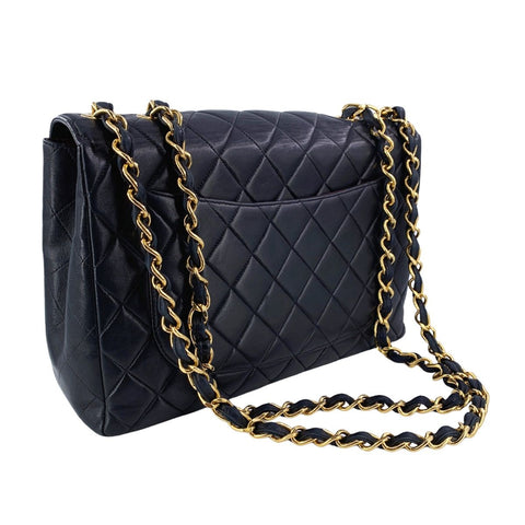 【中古】 CHANEL シャネル  ショルダーバッグ マトラッセ  デカマトラッセ30 チェーンショルダー ラムスキン 23035493 AK