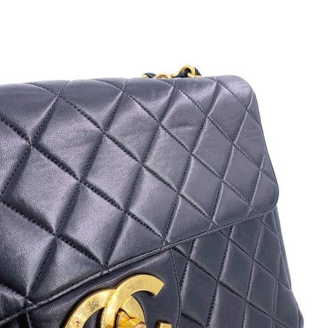 【中古】 CHANEL シャネル  ショルダーバッグ マトラッセ  デカマトラッセ30 チェーンショルダー ラムスキン 23035493 AK