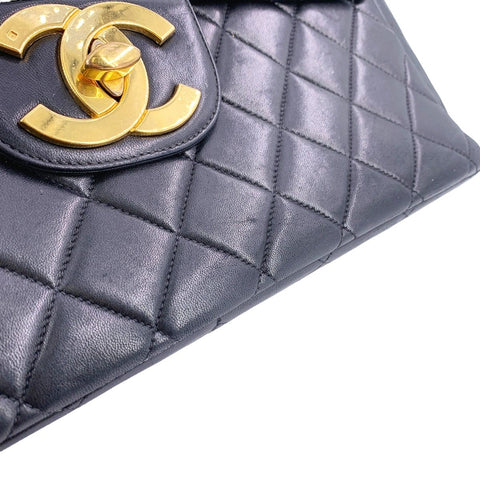 【中古】 CHANEL シャネル  ショルダーバッグ マトラッセ  デカマトラッセ30 チェーンショルダー ラムスキン 23035493 AK