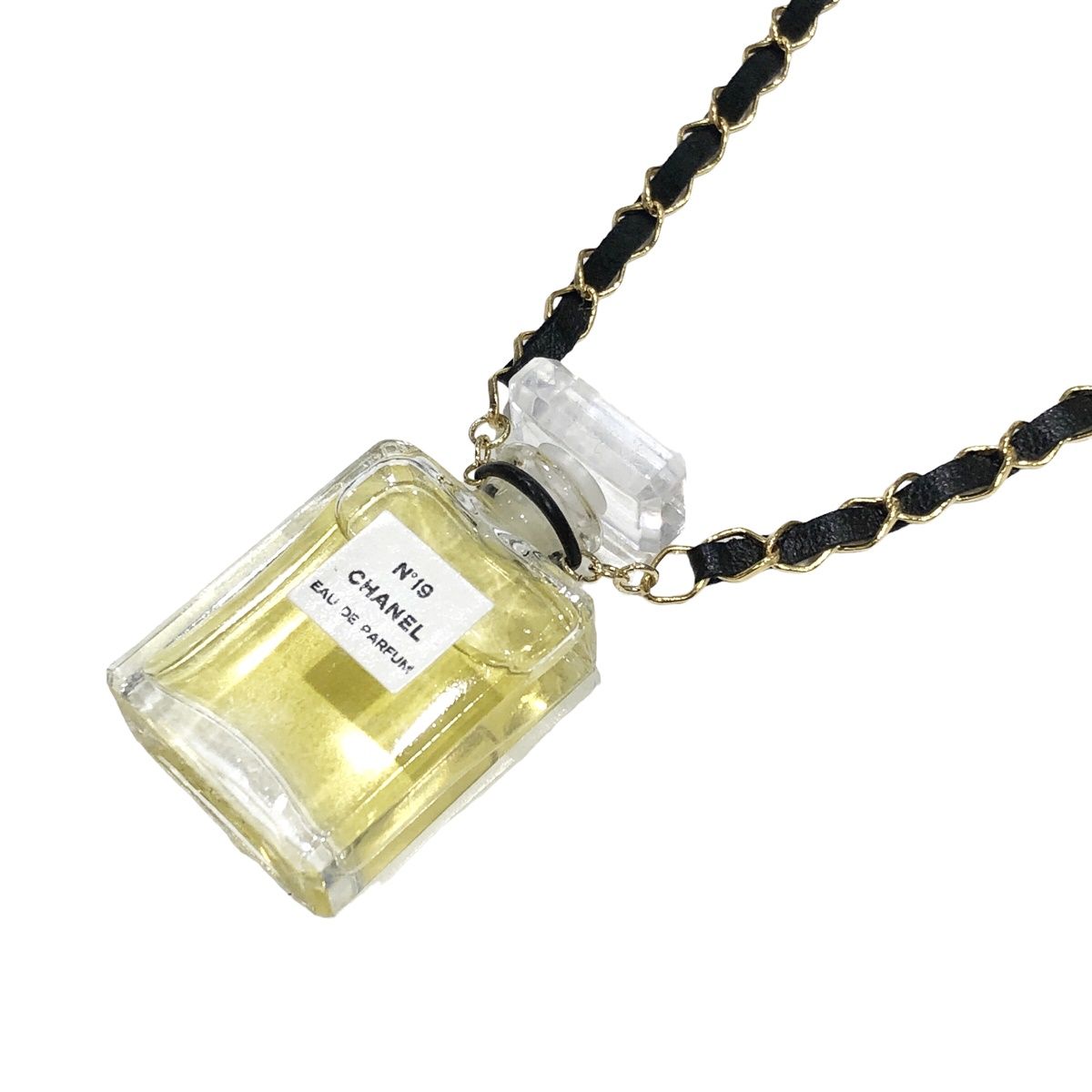 【中古】 CHANEL シャネル  ネックレス・ペンダント 香水ボトルネックレス No.19 パフューム 23035496 AK