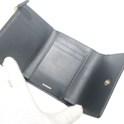 【中古】 BURBERRY バーバリー  メンズ財布   ヴィンテージチェック＆レザー スモール フォールディングウォレット 23035897 NT