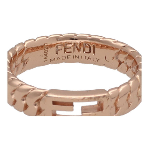 【中古】 Fendi フェンディ バゲット リング 8AG983B08F0CJ4 16.5号 ローズゴールド 指輪 23036208DS