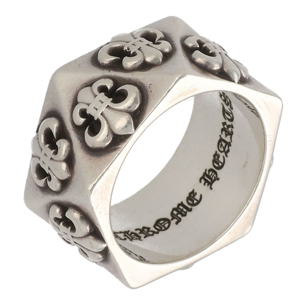 【中古】 CHROME HEARTS クロムハーツ ペンタゴン BSフレアリング 指輪 シルバー アクセサリー ジュエリー 23036226 AO