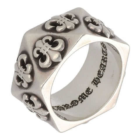 【中古】 CHROME HEARTS クロムハーツ ペンタゴン BSフレアリング 指輪 シルバー アクセサリー ジュエリー 23036226 AO