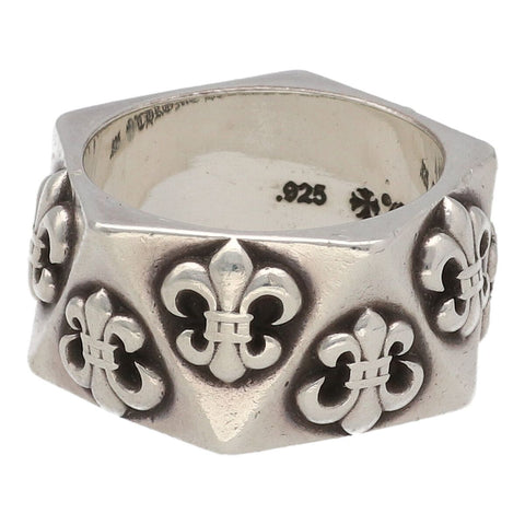 【中古】 CHROME HEARTS クロムハーツ ペンタゴン BSフレアリング 指輪 シルバー アクセサリー ジュエリー 23036226 AO