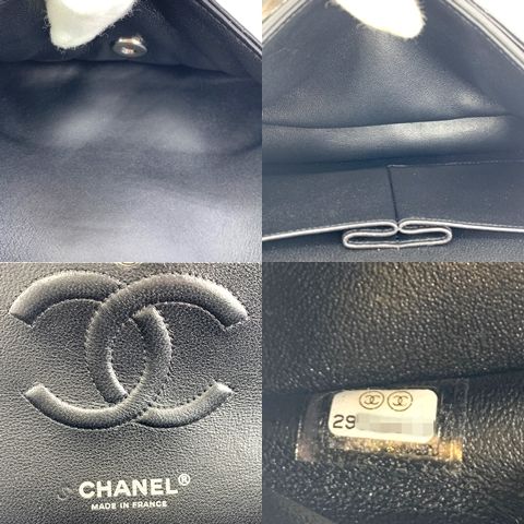 【中古】 CHANEL シャネル バイカラー マトラッセ 25 Wフラップチェーンショルダー バッグ A01112 ピンク ブラック SV金具 エナメル レディース  23036252 HO